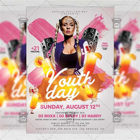 Youth Day Flyer Template 5