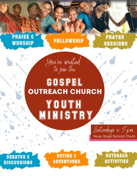 Youth Ministry Program Flyer Templates