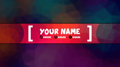 YouTube Banner Template 10