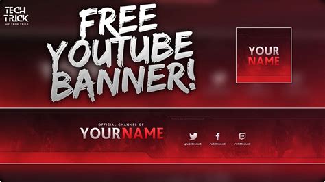 YouTube banner template creator tool