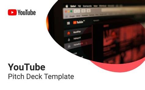 YouTube Pitch Deck Template