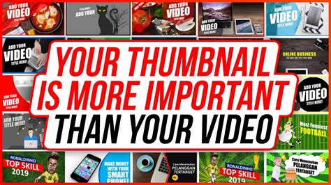 Understanding the importance of YouTube thumbnails