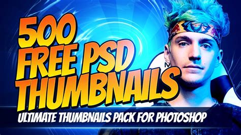 YouTube Thumbnail Template PSD Free Download