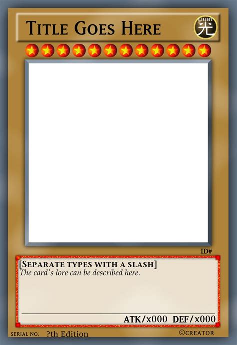 Yu-Gi-Oh! Card Template Cutting Tips