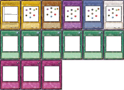 Yu-Gi-Oh! Card Template Ink Types