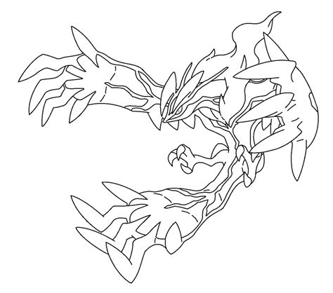 Yveltal coloring page