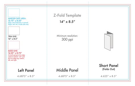 Z Fold Brochure Template 10