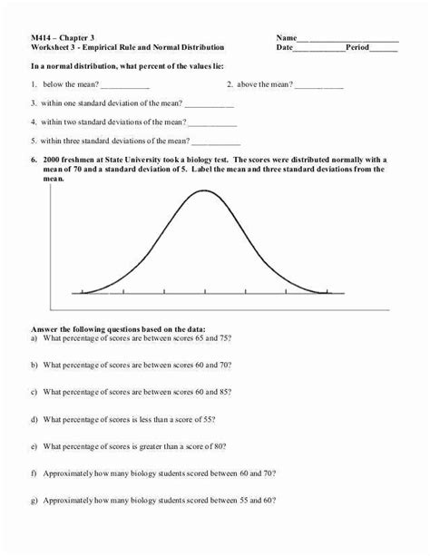 Z Score Practice Worksheet