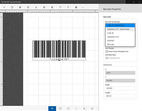 Zebra Printer Label Template in Excel Example