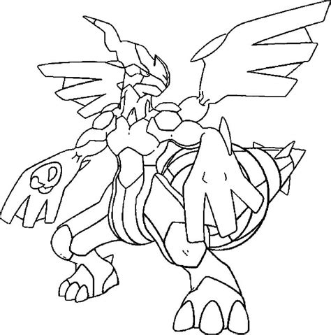 Zekrom coloring page