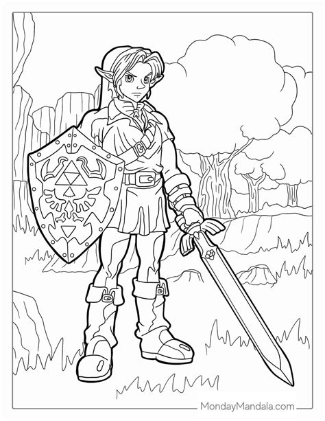 Free Zelda Coloring Pages to Print