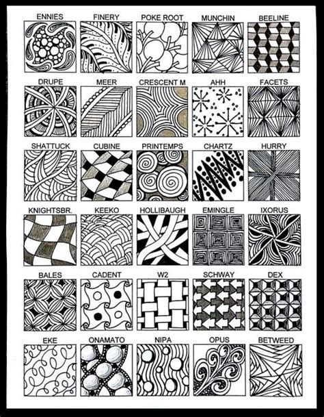 Tips for creating Zentangle art