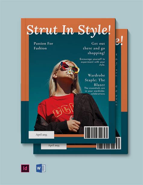 Fashion Zine Template