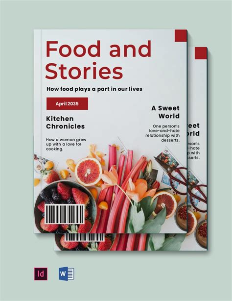 Food Zine Template