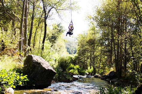 Zip lining in San Diego