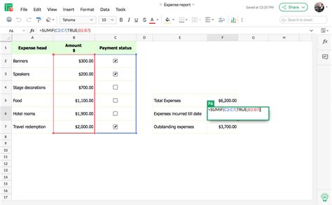 Zoho Sheet Formulas