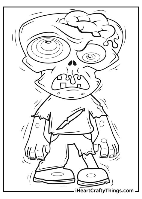 Zombie apocalypse coloring pages for kids