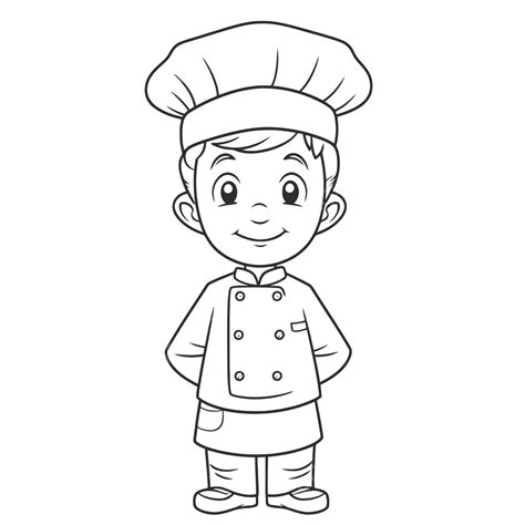 Zombie chef coloring pages for kids