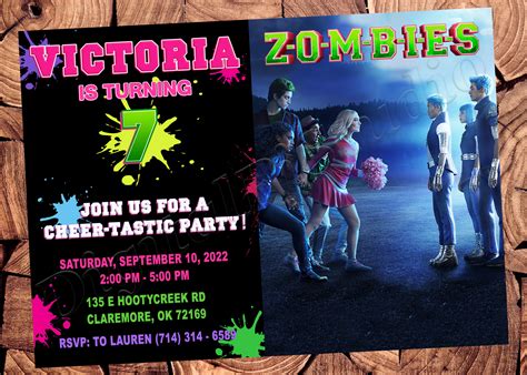 Zombies 3 Invitation Ideas Gallery 1