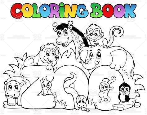 Zoo Animal Coloring Pages