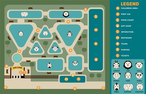 Zoo Map Design