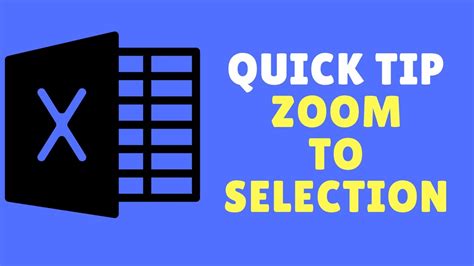 Zoom to Selection Feature in Excel