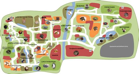 Map of the zoo